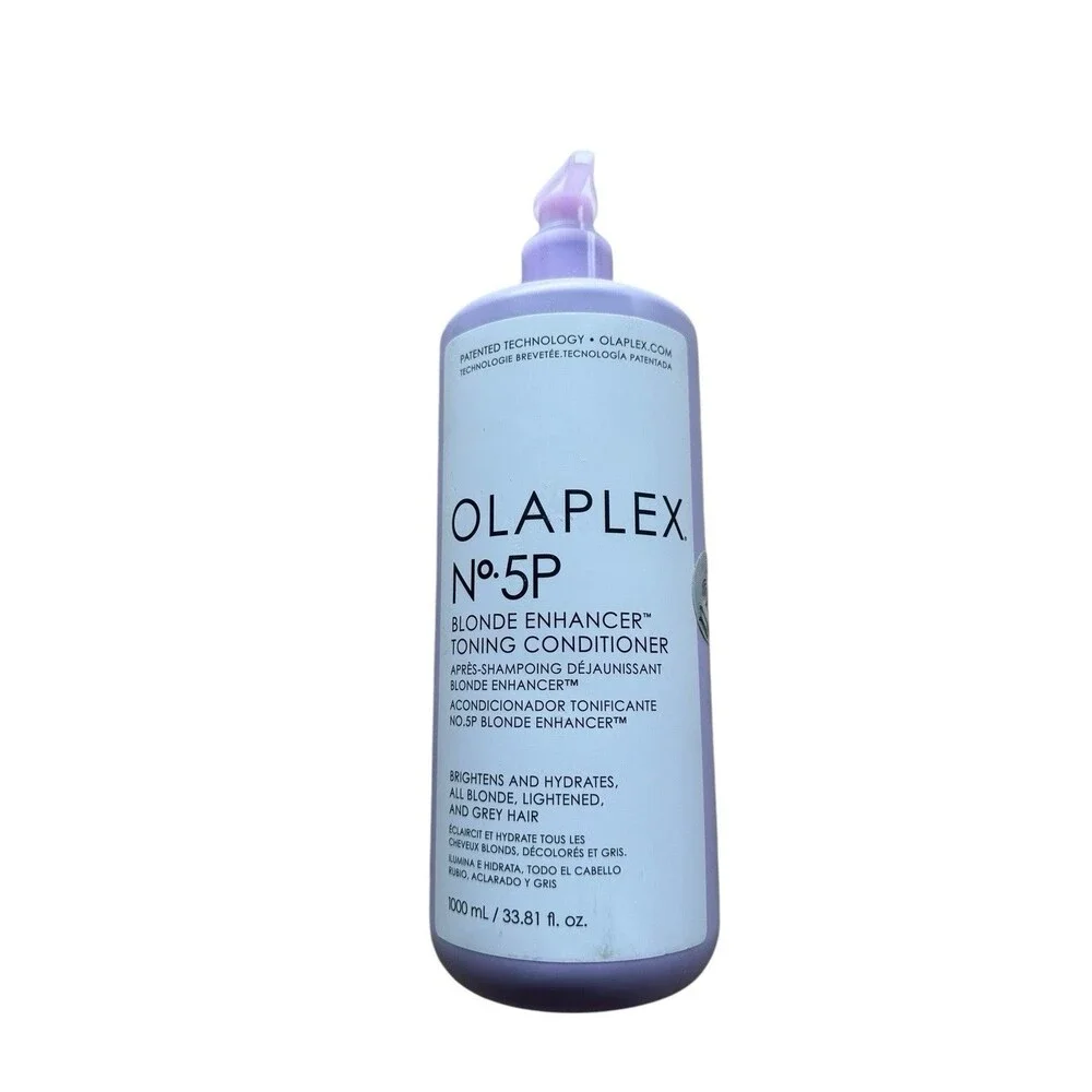 OLAPLEX NO. 5P Blonde ENHANCER TONING Conditioner 33.81 OZ 1000 ML NEW w/ PUMP